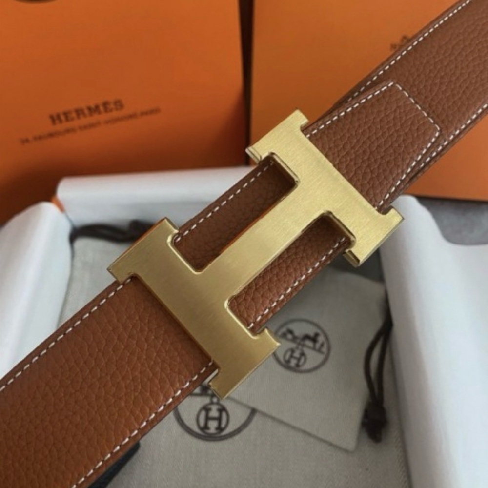Hermès Constance Belt Buckle & Reversible Leather Strap [36R]